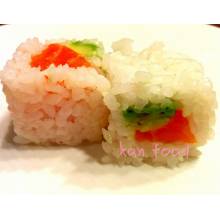 Riz roll saumon avocat